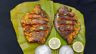 Pomfret fry /zubaidi fish fry/ Indian style Pomfret fry/ quick recipe