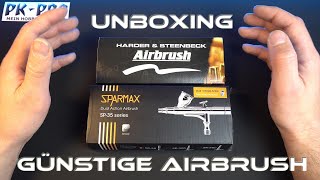 Airbrush Unboxing und Vergleich Ultra und Sparmax - günstige Airbrush kaufen - Tab Table and beyond