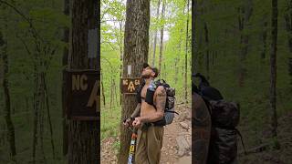 Day 9 Appalachian trail. My first milestone, I finally crossed into North Carolina.