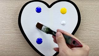 Painting the heart with couple inside #352