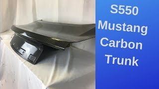 AJ Hartman Aero's S550 Mustang Trunk