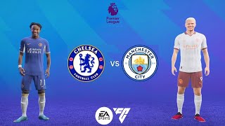 EA Sports FC24, Chelsea vs Manchester City, Premier League, Stamford Bridge, Rodri, Silva,