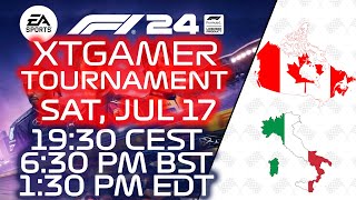 F1 24 | XTgamer Tournament #2 "light" | Canada, Italy | XT Gameplay