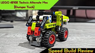 LEGO 42102 Technic Alternate MOC (Dumper Truck) - LEGO MOC Speed Build Review