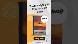 Travel in style with RFID Passport Cover