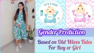 Boy👦/ Girl👧 ?Gender Prediction Based on Old Wives Tales | Symptoms 9month Pregnancy🤰 Beingmompreneur