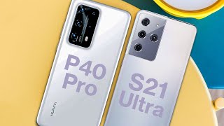 Samsung Galaxy S21 Ultra vs Huawei P40 Pro | Samsung - Huawei