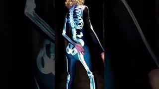 Halloween Skeleton Suit Party Costume #shorts