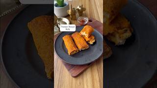 2 minutes Paneer Bread Rolls !!