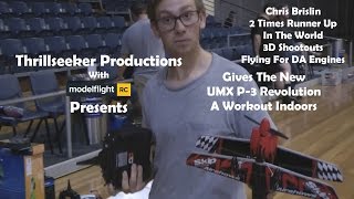 E-Flite UMX P-3 Revolution Indoors with Chris Brislin