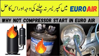 euro air compressor not start whats proublem | compressor repair split air condition | solution