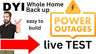 DIY Tri-Fuel Whole Home Emergency Backup Power System Test