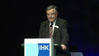 Video der Rede von IHK-Präsident Felix G. Hensel beim IHK-Jahresempfang 2019