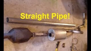 Straight Piping My 3.9 V6 Dodge!