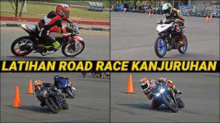 LATIHAN BALAP MOTOR ROAD RACE, KANJURUHAN - MALANG