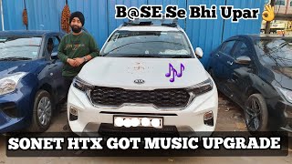 KIA SONET HTX MUSIC UPGRADE | BETTER THAN TOP MODEL