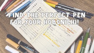 Best Pens for Hobonichi | Pen Test on Tomoe River Paper