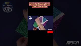 Art & Craft Activities 1000 Piece Set#CraftingIdeas#ArtisticCreations#ArtAndCraft#viral#shorts