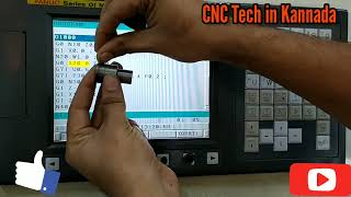 CNC turning (G72)facing cycle & (G71)turning cycle examples in Kannada