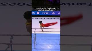 AI judging coming soon?😳 #gymnastics #ai #judge #parallelbars #sports