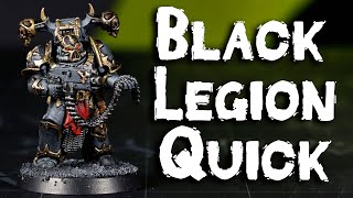 QUICK and EASY Black Legion Paint Scheme!