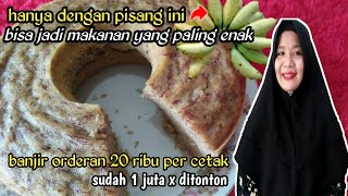 cara mudah membuat bolu pisang kukus - enak dan lembut