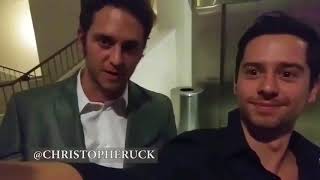 Christopher Uckermann con Pepe Urueta en #FestivalDeLosCabos