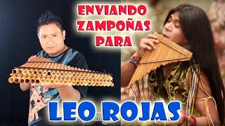 ENVIANDO ZAMPOÑAS Y QUENAS PARA LEO ROJAS - BERLIN (Alemania) - INSTRUMENTOS JOLUARGA