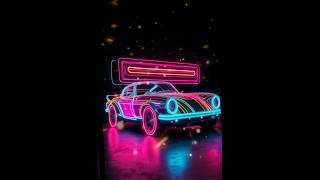 Neon car#cyberpunk #neon #car