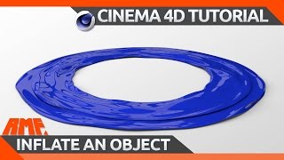 Cinema 4D - Quick Tip - Inflate an object