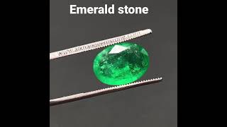 Vivid dark green emerald stone | flawless dark green emerald stone | fine quality emerald stones