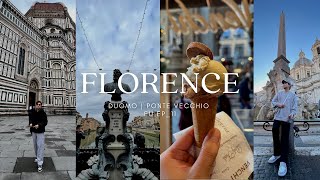 1day in FLORENCE, ITALY 🇮🇹 | Ponte Vecchio x Duomo di Firenze | Ru Vlogs