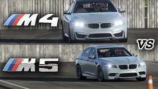 Forza 7 Battle! - Top Gear - BMW M4 vs BMW M5 on Top Gear Track