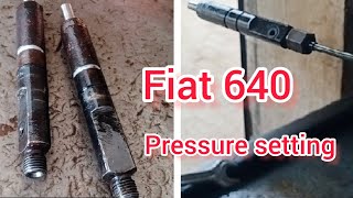 How to Fiat tractor 640 automizer repair pressure setting