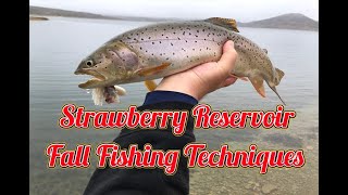 Strawberry Reservoir Fall Fishing Techniques