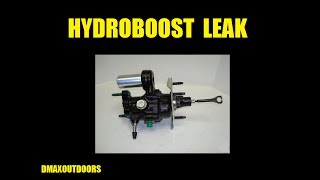 HYDROBOOST LEAK Sierra Silverado