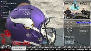 Justin Jefferson Vikings Helmet - 11/06/2024 3 P.M. Show Live Breaks