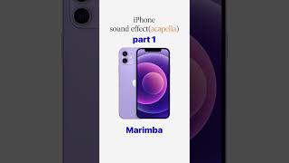 🎶 iPhone Acapella Sounds Part 1 #iphone #ios #tech #sounds #ringtones