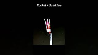 Diwali Rocket Vs Sparklers Experiment | Patakhe Experiment #shorts #diwali #new