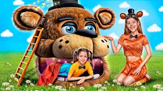 Мы построили секретный домик Freddy Fazbear! Пять ночей с Фредди в Реальной жизни!