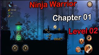 NINJA WARRIOR Legend of shadow fighting games level 2 chapter 1 Gameplay