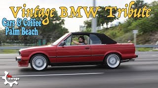 Vintage BMW Tribute - Cars & Coffee Palm Beach June 2019