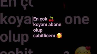 #En çok 🍒 bunu kayanı sabitlicem bide abone olcam #