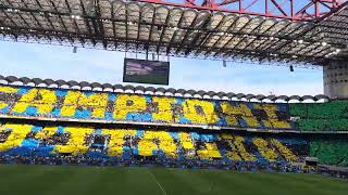 Inter vs Lazio, Scudetto Celebration, 2023/2024 , choreographic moment Tifossi #iminter