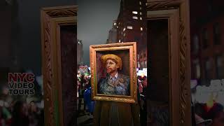 Van Gogh was posing for the cameras at the NYC Halloween Parade #Shorts