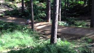 Luke mountain bike riding in Swinley forest Bracknell