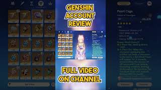 Part 5 Genshin Impact Account Review