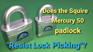 (248) Lock Picking a Squire Mercury 50mm "Tough Padlock"!? (with bonus video ; )