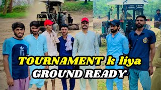 Tournament k liya Ground ready | Friends eleven cricket tournament | Season 5 ,2024