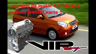 armado motor kia picanto 1.1 12V G4HG